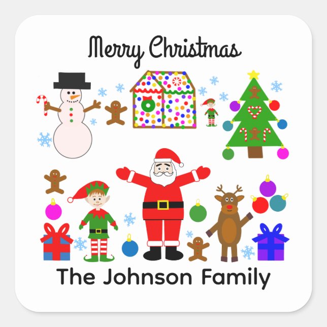 Merry Christmas Gathering #1 Stickers (Front)