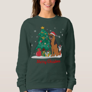 Merry Christmas German Shepherd Sweatshirt