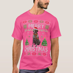 Merry Christmas German Shorthaired Pointer Ugly Sw T-Shirt