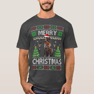 Merry Christmas German Shorthaired Pointer Ugly Sw T-Shirt