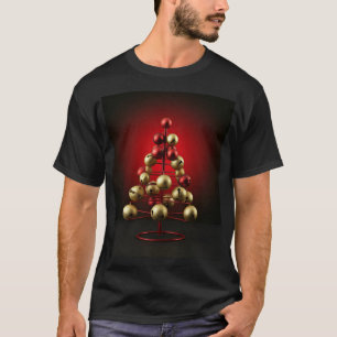 Merry Christmas: Ghungroo-Decorated Tree Design T-Shirt