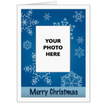 Merry Christmas Giant Photo Greeting Card