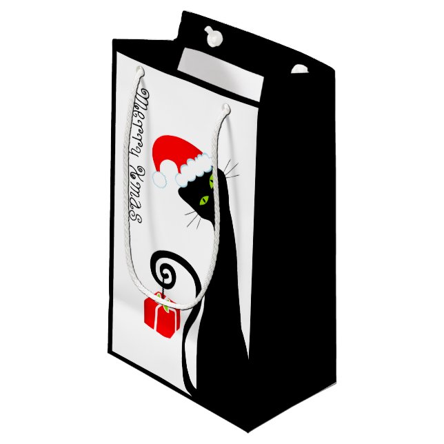 Merry Christmas Gift Bag (Front Angled)