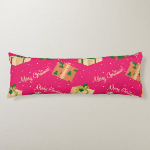 Merry Christmas Gift Boxes Body Cushion