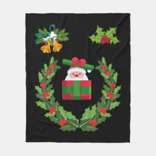 Merry Christmas  Gift for Christmas  Family Fleece Blanket