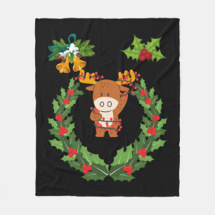 Merry Christmas  Gift for Christmas  Family     Fleece Blanket