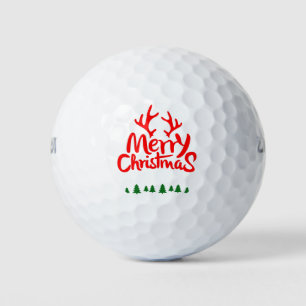 merry christmas gift golf balls