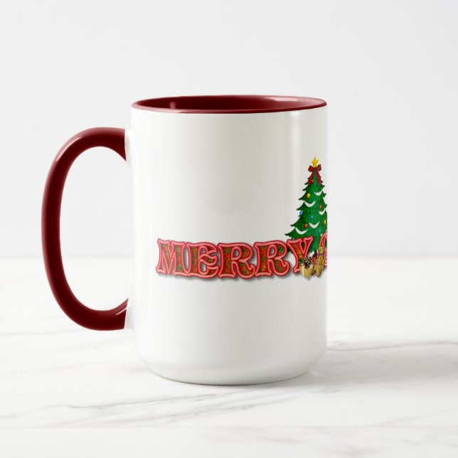 Merry Christmas Gift Mug (Left)