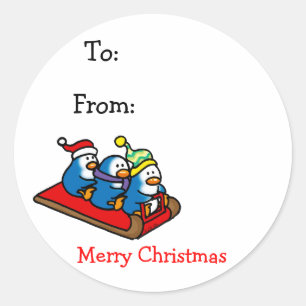Merry Christmas gift tags