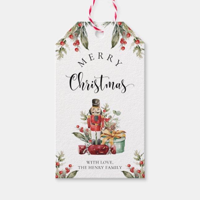 Merry Christmas Gift Tags (Front)