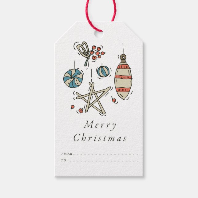 Merry Christmas Gift Tags (Front)