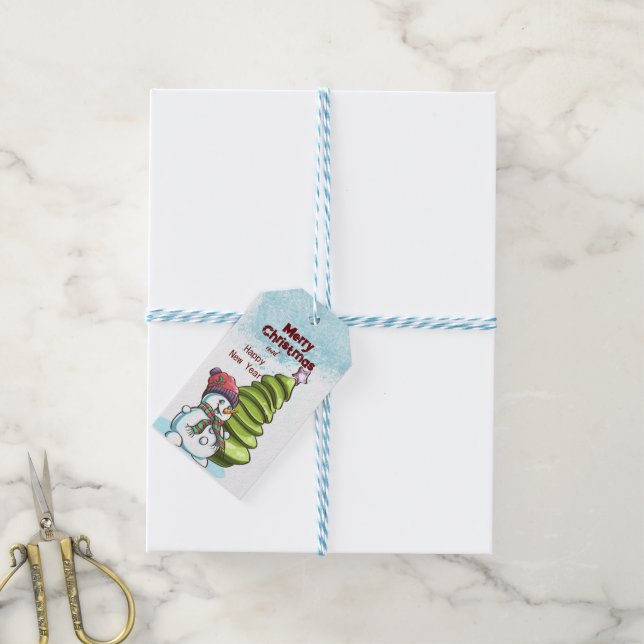 Merry Christmas Gift Tags (With Twine)