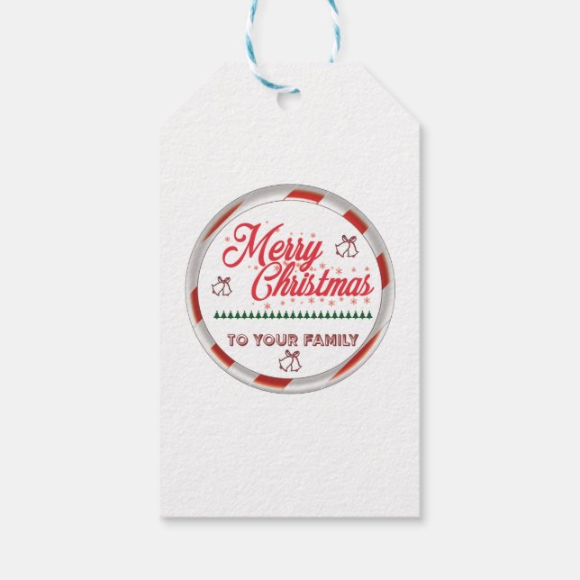 Merry christmas gift tags (Back)