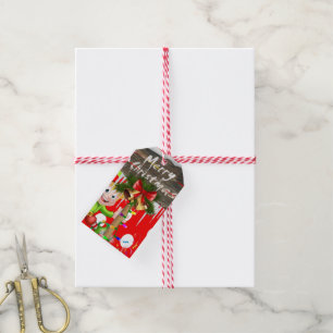 Merry Christmas Gift Tags Elf