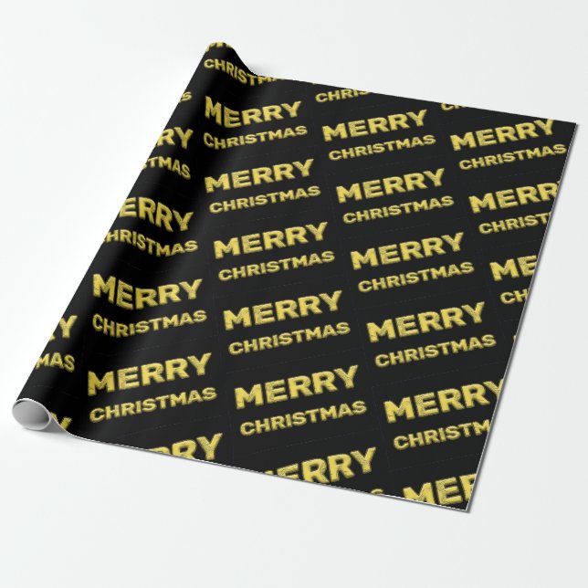 Merry Christmas gift wrapping paper! Paper (Unrolled)