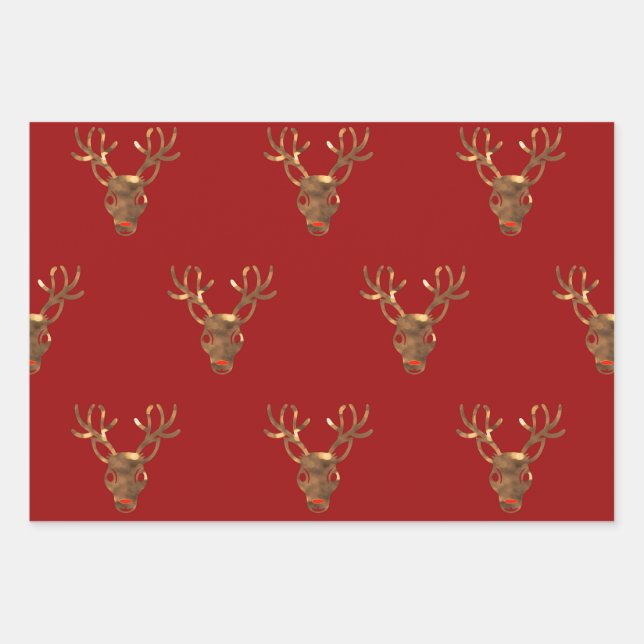 Merry Christmas gift wrapping paper! Wrapping Pape Paper Sheet (Front)
