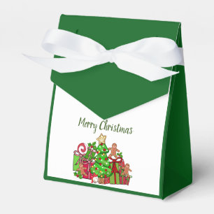 Merry Christmas Gifts Around The Tree Favour Box