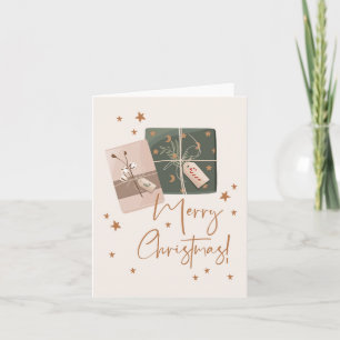 Merry Christmas Gifts Holiday Card