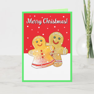 Merry Christmas Gingerbread Card