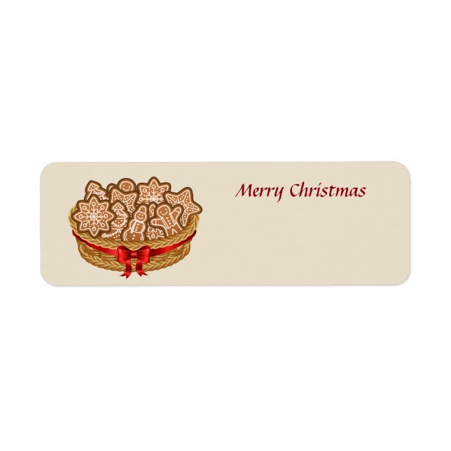 Merry Christmas Gingerbread Cookies (Front)