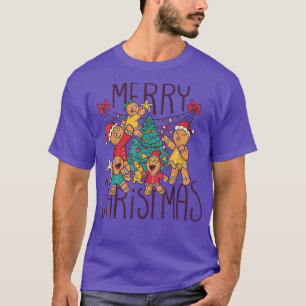 Merry Christmas, Gingerbread Cookies Family T-Shirt