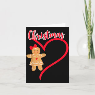 Merry Christmas Gingerbread Couple Christmas Pajam Card