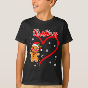 Merry Christmas Gingerbread Couple Christmas  T-Shirt