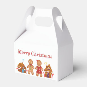 Merry Christmas Gingerbread  Favour Box