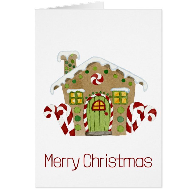 Merry Christmas Gingerbread house (Front)