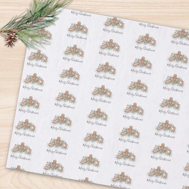 Merry Christmas Gingerbread  Tissue Paper (Creator Uploaded)