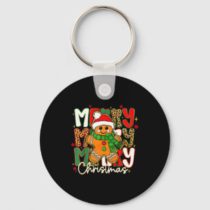 Merry Christmas Gingerbread Xmas Coquette Tis The  Key Ring