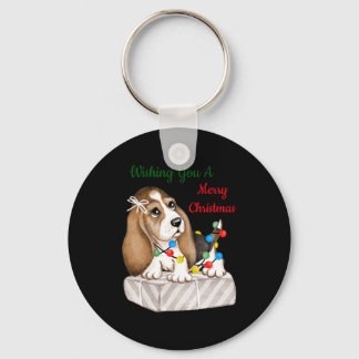 Merry Christmas Girls  Key Ring