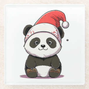 merry christmas glass coaster