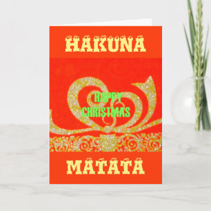 Merry Christmas Glitter Red Text Pattern Design Holiday Card