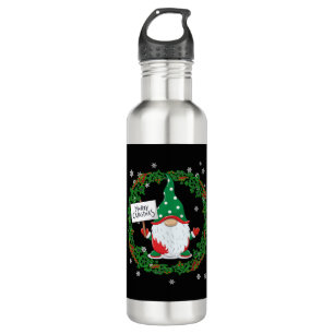 Merry Christmas gnome 710 Ml Water Bottle