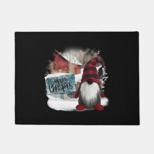 Merry Christmas Gnome Doormat