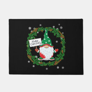 Merry Christmas gnome Doormat
