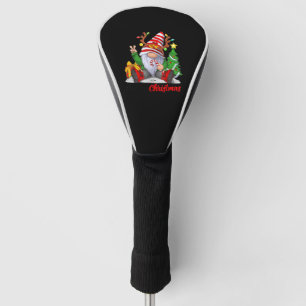 Merry Christmas Gnome Family Christmas Golf Head Cover