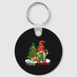 Merry Christmas Gnome Family Christmas S For Women Key Ring