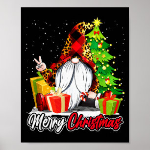 Merry Christmas Gnome Family Matching Pajama Xmas  Poster