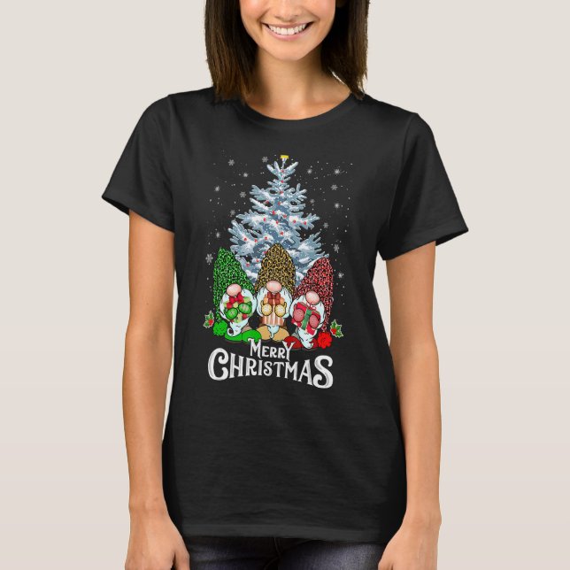Merry Christmas Gnome   Family Xmas Kids Adults T-Shirt (Front)
