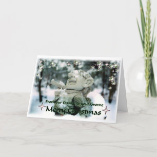 Merry Christmas Gnome Holiday Card
