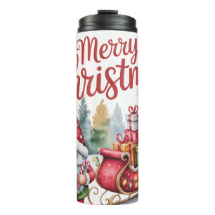 Merry Christmas Gnome Tumbler