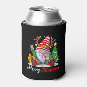 Merry Christmas Gnomes Family Christmas Can Cooler