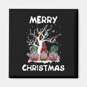 Merry Christmas Gnomes Fun Xmas Family Men Women Magnet