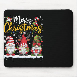 Merry Christmas Gnomes Lover Xmas Family Men Women Mouse Pad