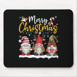 Merry Christmas Gnomes Lover Xmas Family Men Women Mouse Pad