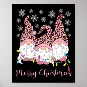 Merry Christmas Gnomes Xmas Family Gnomes Lover Me Poster