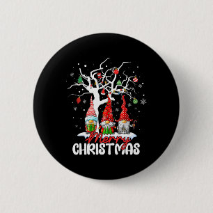Merry Christmas Gnomes Xmas Family Men Women Kids  6 Cm Round Badge