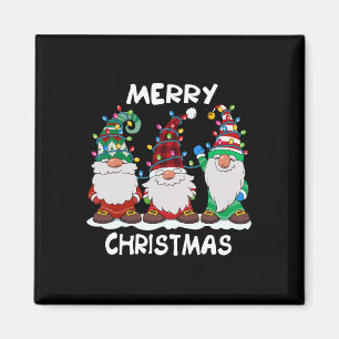 Merry Christmas Gnomes Xmas Family Men Women Magnet